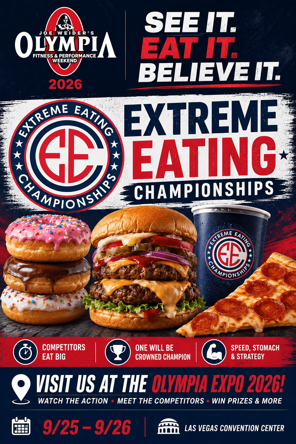 Olympia Fitness & Performance Weekend 2026 expo poster
